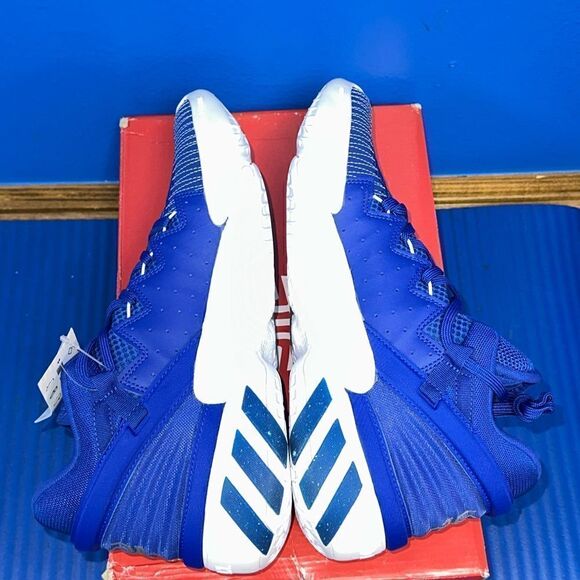 Size 10.5- Men’s Adidas D.O.N. Issue 2 Royal Blue White FW8514 Donovan Mitchell - Picture 6 of 8